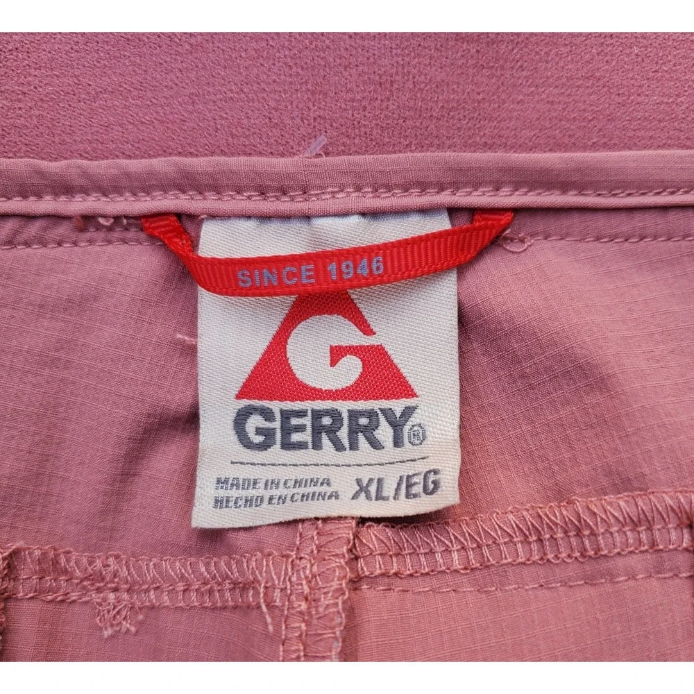 Gerry Men's Trail Shorts Lightweight‎ Performance Hiking Active Size XL Rust
